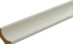 B.S. Bauprogramm Hohlkehlleiste 260 cm 24 x 24 mm Esche weiß