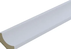B.S. Bauprogramm Hohlkelleiste 260 cm 24 x 24 mm Eiche brilliantweiß