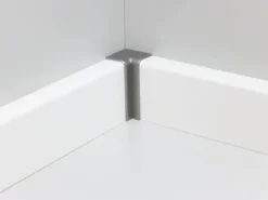 B.S. Bauprogramm Innenecke für Sockelleiste 18 x 50 mm silber