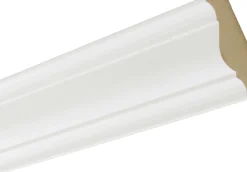 B.S. Bauprogramm Kranzprofil 250 cm 48 x 28 mm Blütenweiß