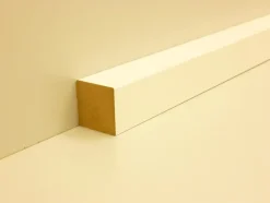 B.S. Bauprogramm Quadratleiste 200 cm 25 x 25 mm weiß