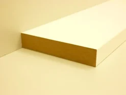 B.S. Bauprogramm Rechteckleiste 200 cm 20 x 100 mm weiß