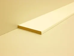 B.S. Bauprogramm Rechteckleiste 200 cm 6 x 60 mm weiß