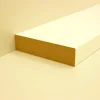 B.S. Bauprogramm Rechteckleiste 200 cm 20 x 80 mm weiß
