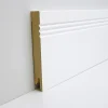 B.S. Bauprogramm Sockelleiste 250 cm 60 x 14 mm Blütenweiß
