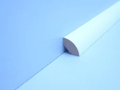 B.S. Bauprogramm Viertelstab 250 cm 18 x 18 mm weiß