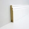 B.S. Bauprogramm Ziersockelleiste Clip 250 cm 60 x 18 mm Blütenweiß