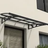 Canopia Vordach Amsterdam 223,5 x 139 cm anthrazit