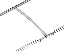 Canopia Vordach Aquila 453,5 x 91,5 cm anthrazit