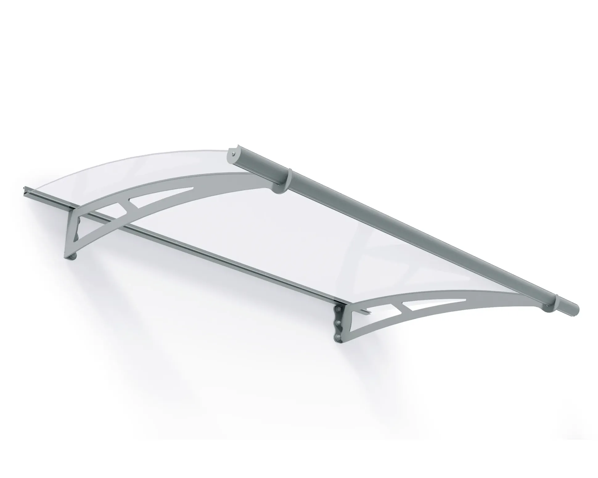 Canopia Vordach Aquila 1500 Hellgrau Alu 151 x 92 cm