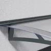 Canopia Vordach Aquila 2050 Hellgrau Alu 206 x 92 cm