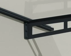 Canopia Vordach Bremen 2050 Grau Alu 205 x 94 cm