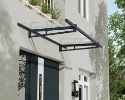 Canopia Vordach Bremen 2050 Grau Alu 205 x 94 cm
