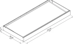 Canopia Vordach Sophia 215 x 95 cm anthrazit