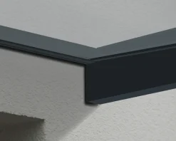 Canopia Vordach Sophia 1600 Grau Alu 160 x 95 cm