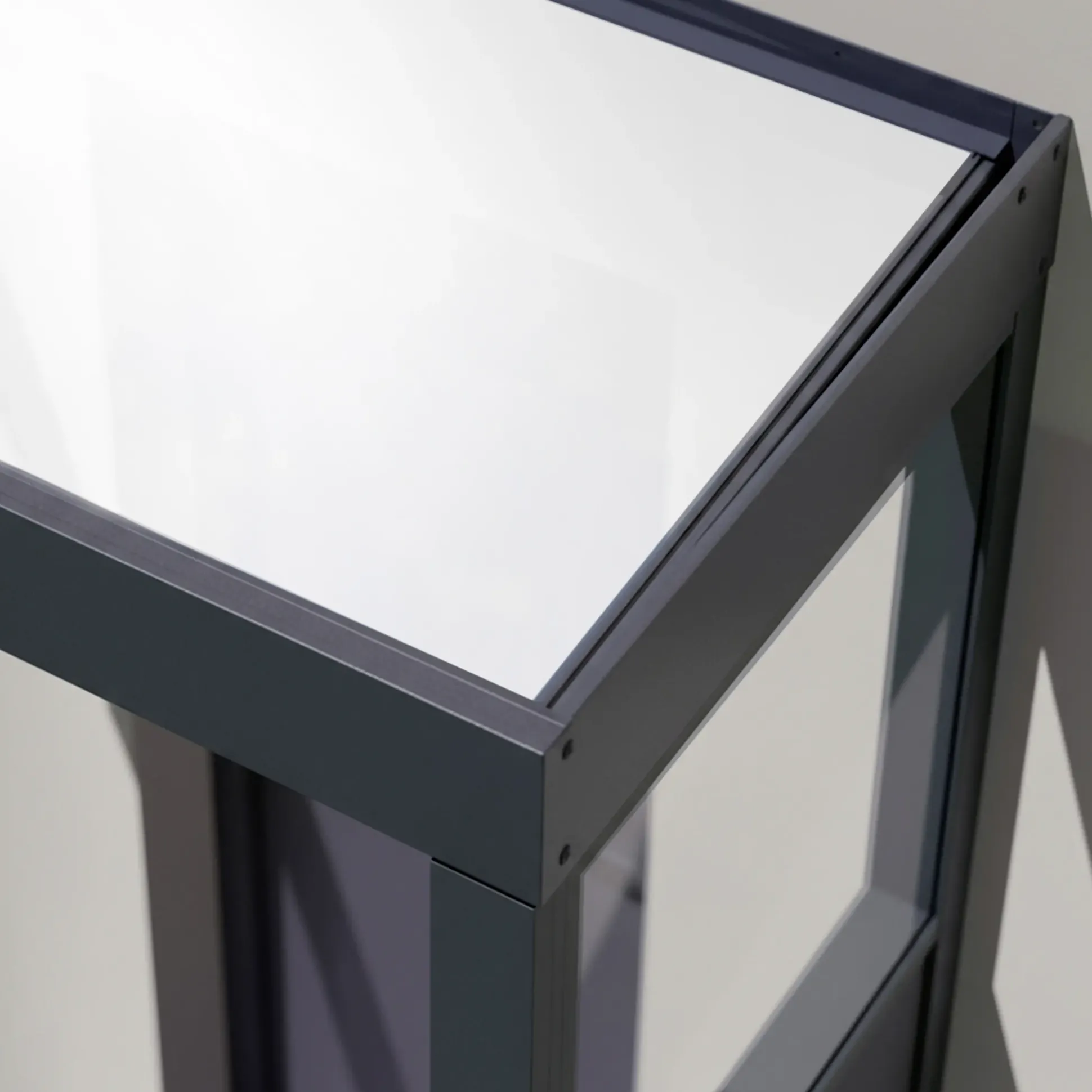 Canopia Vordach Sophia 160 x 95 cm Opal grau +2 Seitenteile