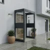 Canopia Vordach Sophia 160 x 95 cm Klar grau +2 Seitenteile