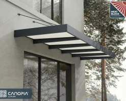 Canopia Vordach Sophia XL 5000 Grau Alu 471 x 140 cm