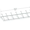 Canopia Vordach Sophia XL 6000 Grau Alu 565 x 140 cm