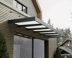 Canopia Vordach Sophia XL 6000 Grau Alu 565 x 140 cm