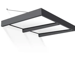 Canopia Vordach Sophia XL 2000 Grau Alu 192 x 140 cm