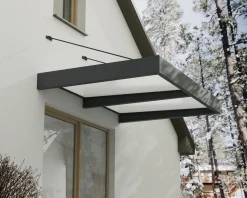 Canopia Vordach Sophia XL 2000 Grau Alu 192 x 140 cm