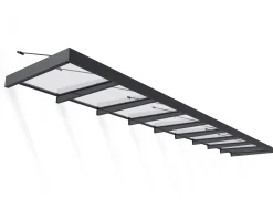 Canopia Vordach Sophia XL 9000 Grau Alu 845 x 140 cm