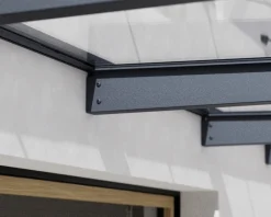 Canopia Vordach Sophia XL 9000 Grau Alu 845 x 140 cm