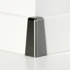 Classen Außenecke für Clip-Laminatleiste foliert 19 x 58 mm chrom