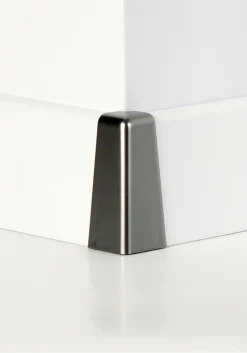 Classen Außenecke für Clip-Laminatleiste foliert 19 x 58 mm chrom