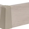 Classen Außenecke für Clip-Laminatleiste foliert 19 x 58 mm Kieselgrau uni