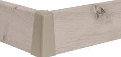 Classen Außenecke für Clip-Laminatleiste foliert 19 x 58 mm Kieselgrau uni