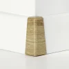 Classen Außenecke für Clip-Leiste foliert 19 x 58 mm eiche hell Holzpore