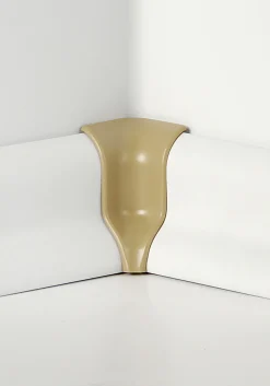 Classen Innenecke für FUXX-Leiste foliert 20 x 40 mm erle Schiffsboden