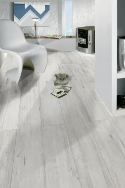 Classen Laminat 7 mm 4V 128,6 x 19,4 cm 7 mm Eiche grau rustikal