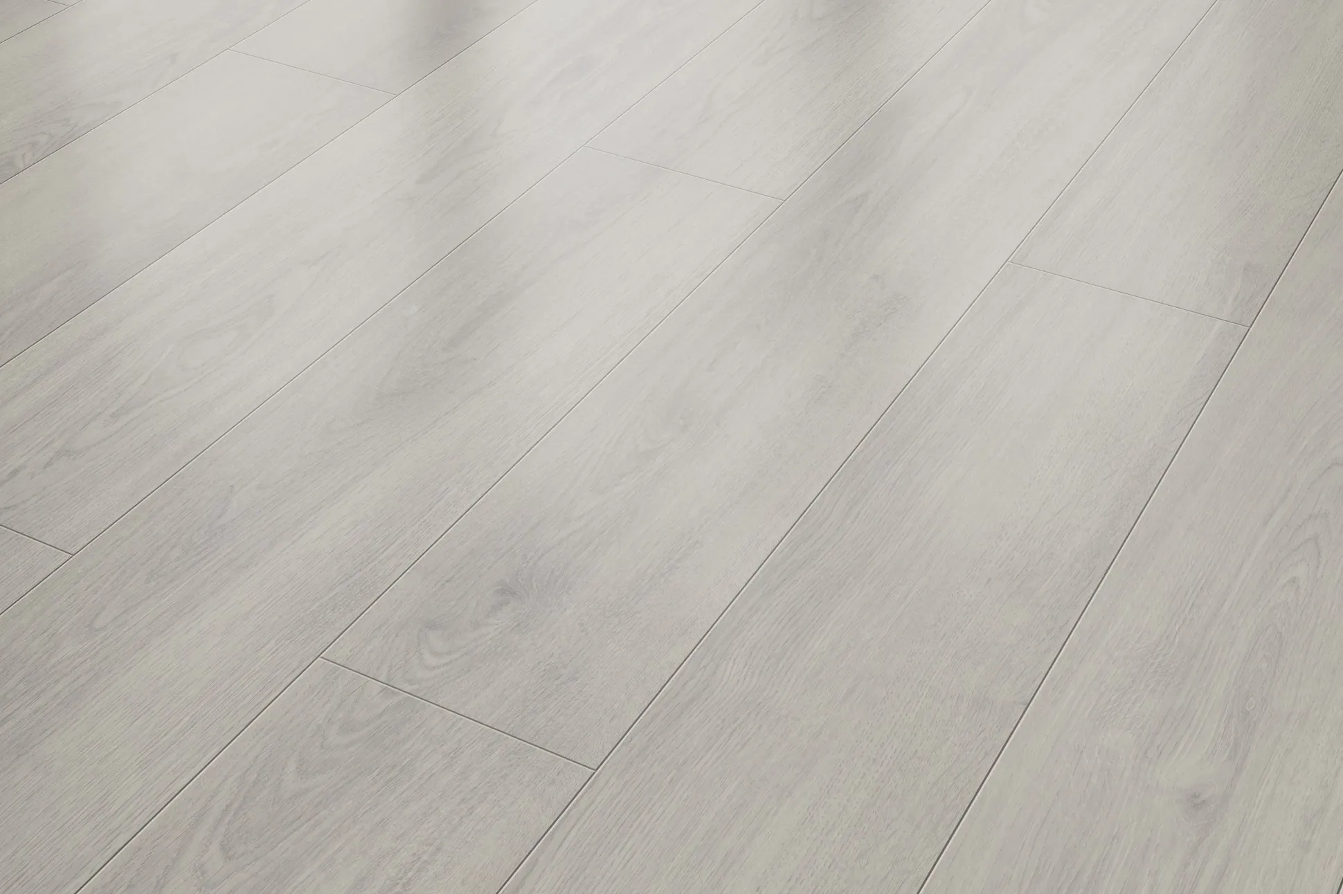 Classen Laminat 128,6 x 19,4 cm 7 mm Eiche hell grau
