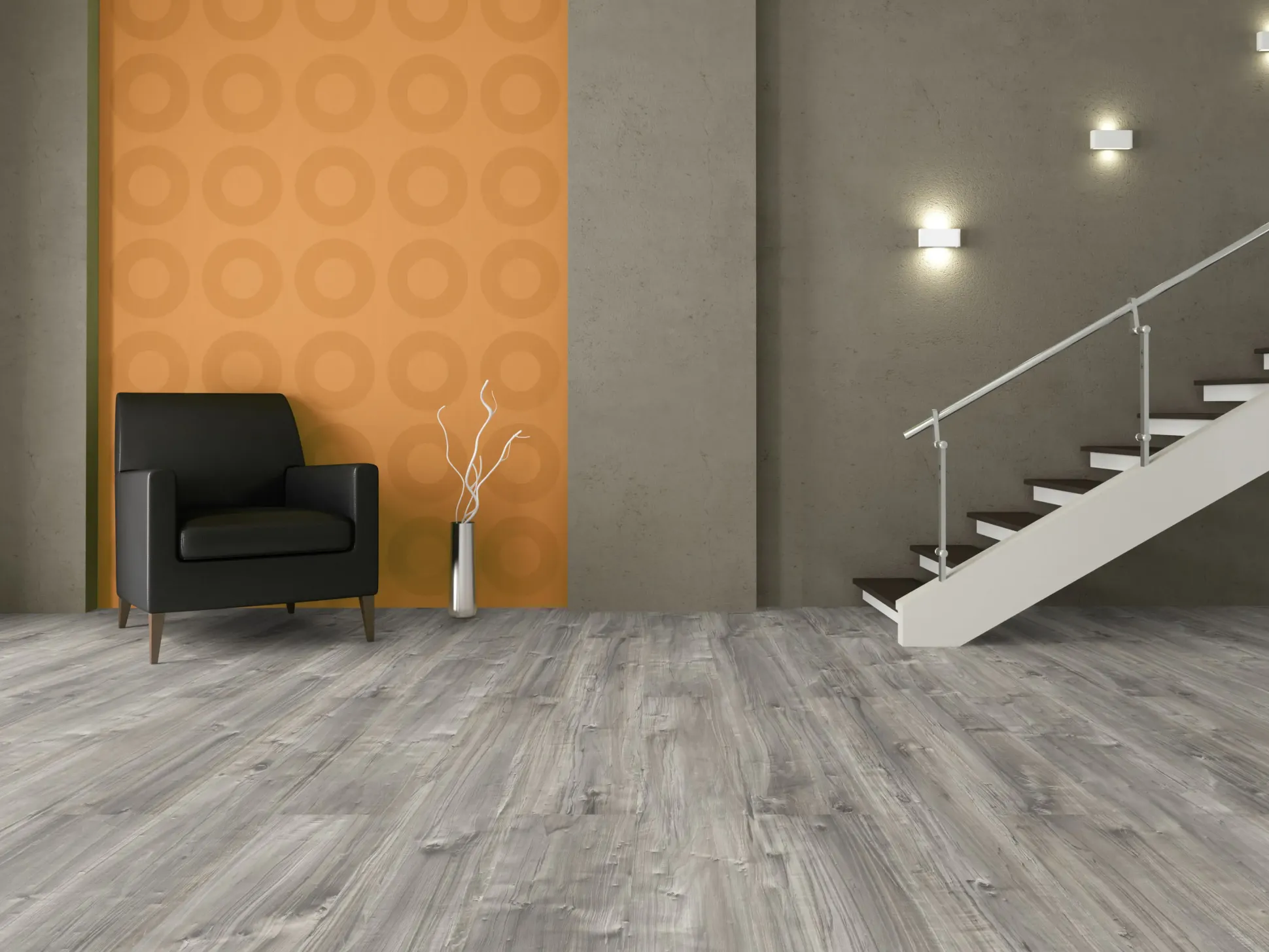 Classen Laminat Edition 7 128,6 x 19,4 cm 7 mm Spaltholz grau