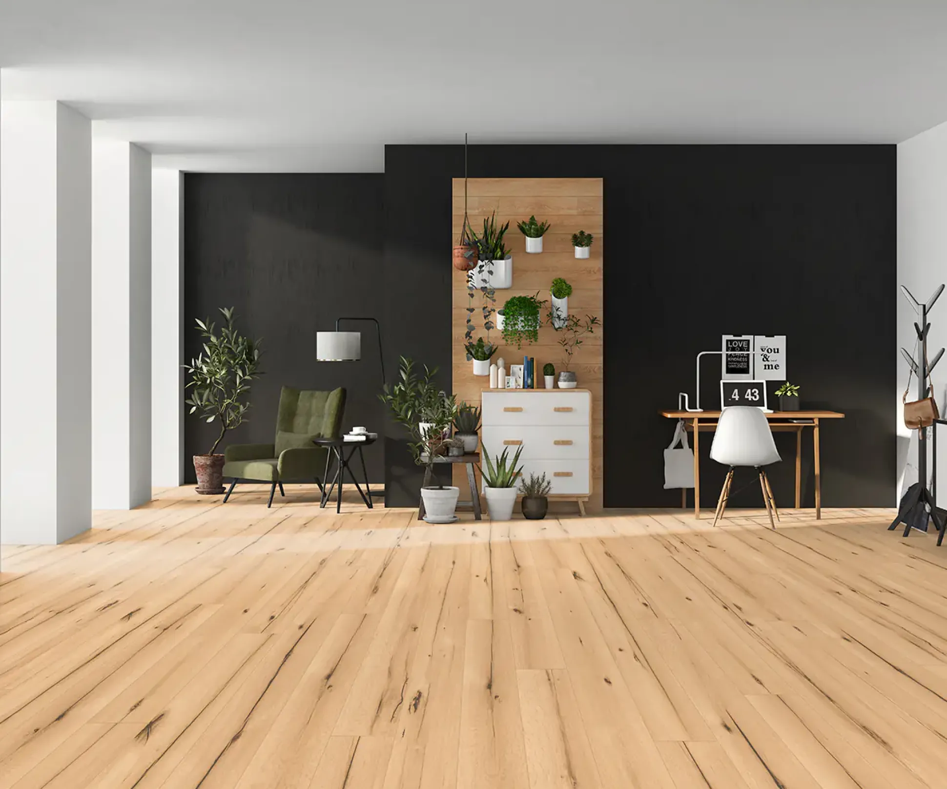 Classen Laminat edition 7+2 mit Trittschalldämmung Eiche Burnell