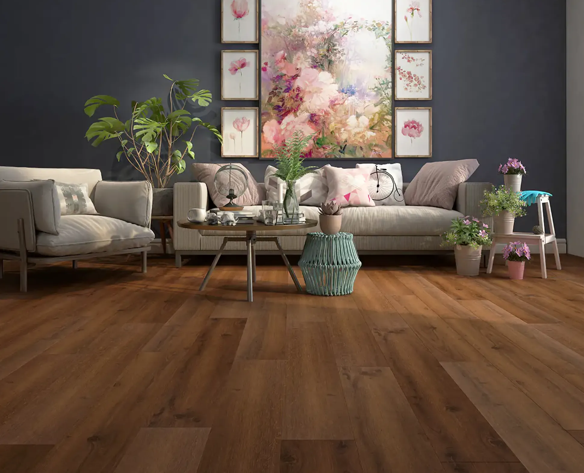 Classen Laminat Edition 7 Eiche dunkel braun