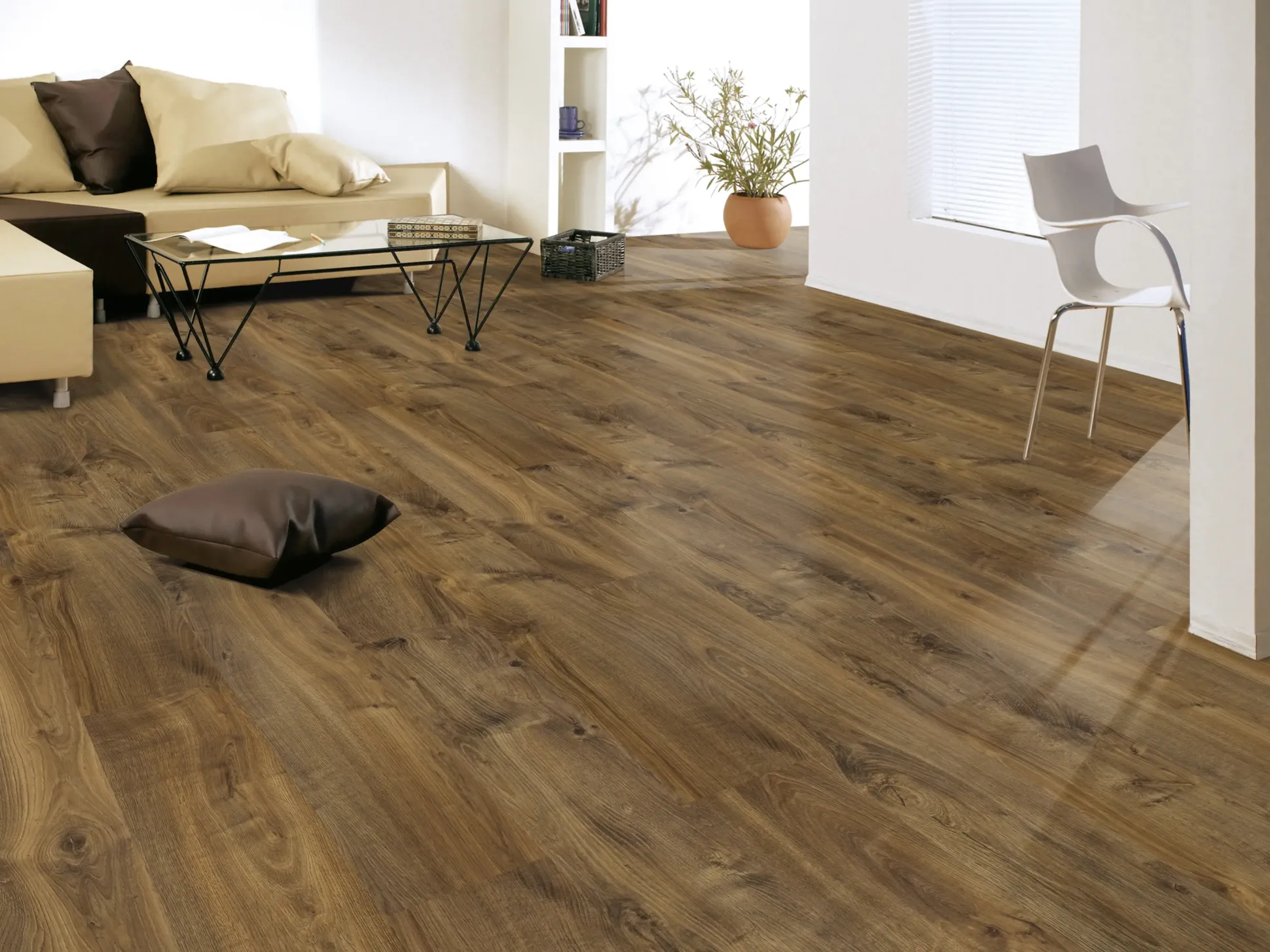 Classen Laminat Edition 7 128,6 x 19,4 cm 7 mm Eiche Avana braun