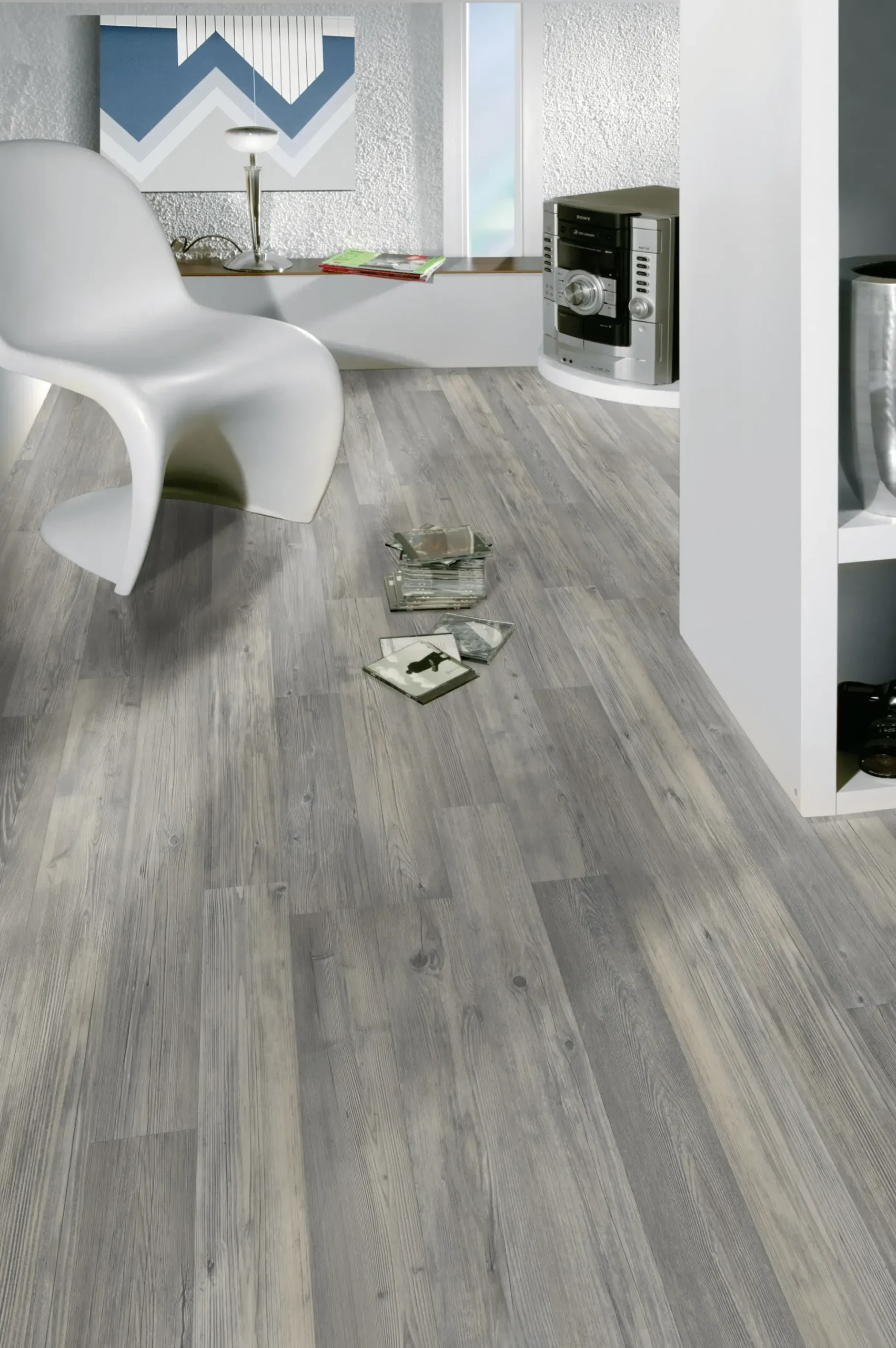 Classen Laminat Edition 7 128,6 x 19,4 cm 7 mm Seekiefer grau 2-Stab