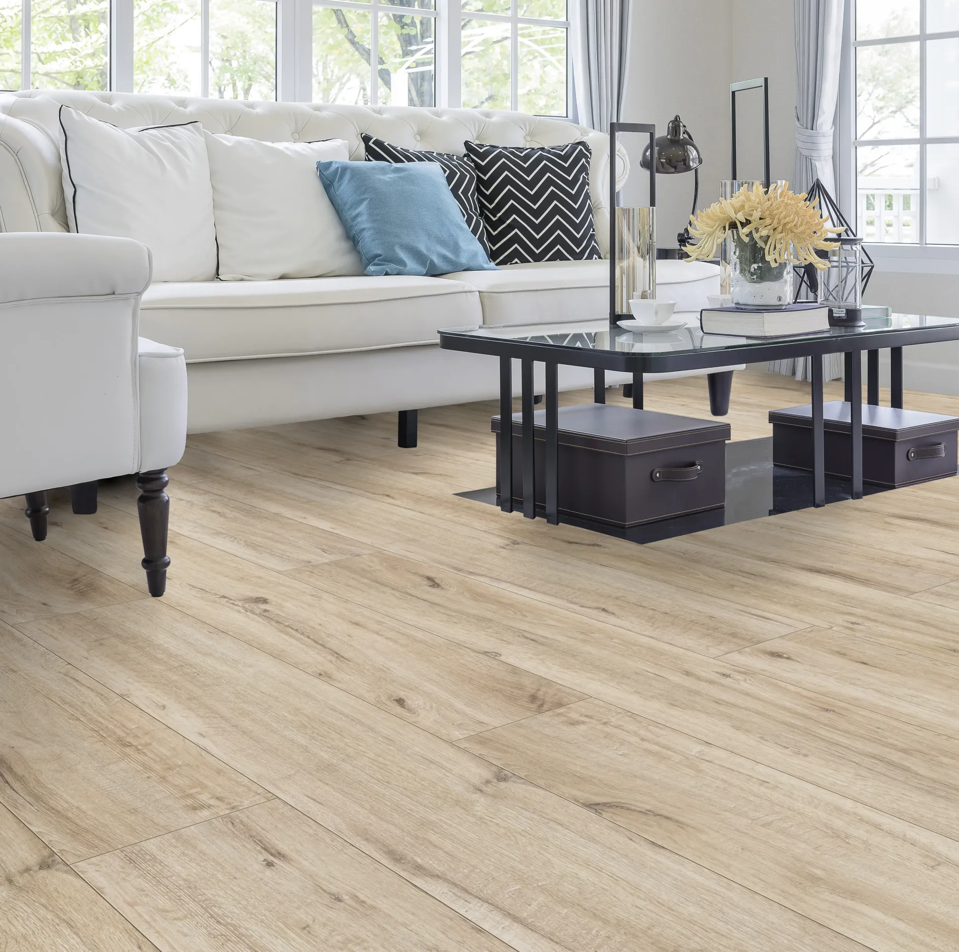 Classen Laminat Edition 7 128,6 x 19,4 cm 7 mm Eiche Amundsen natur
