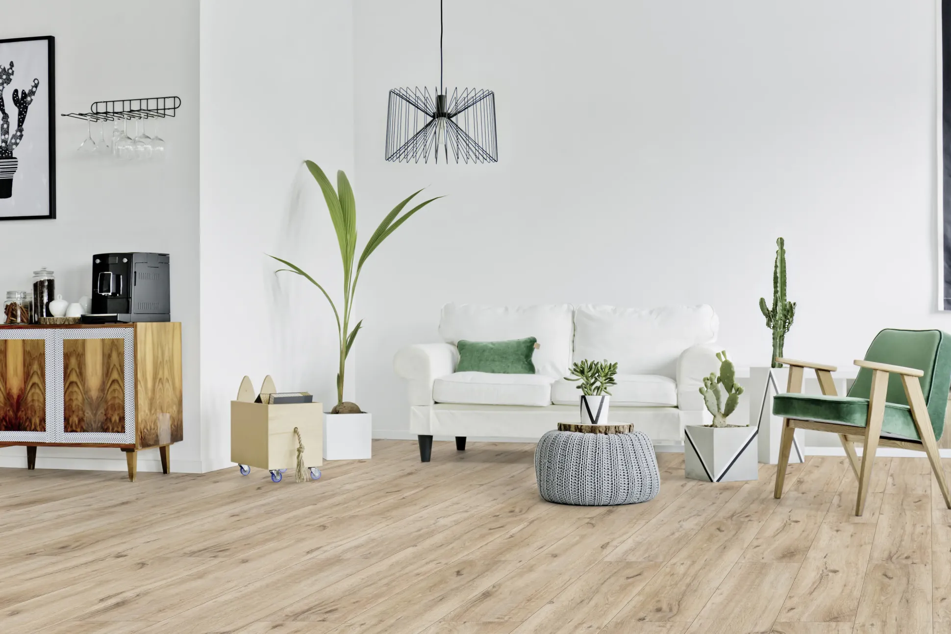 Classen Laminat Edition 7 128,6 x 19,4 cm 7 mm Eiche Amundsen natur