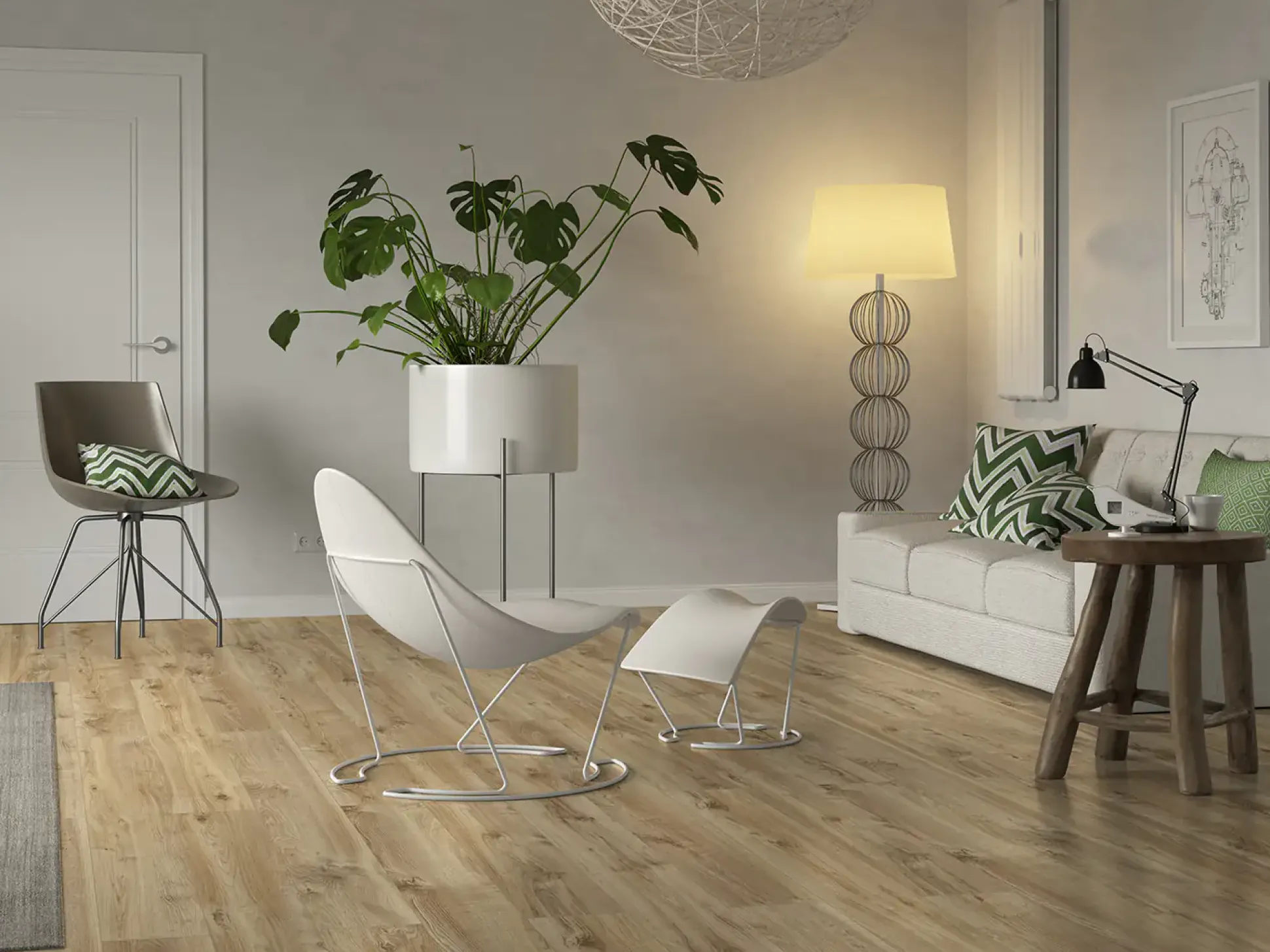 Classen Laminat Eiche Avana Landhausdiele inkl. 2 mm Trittschall