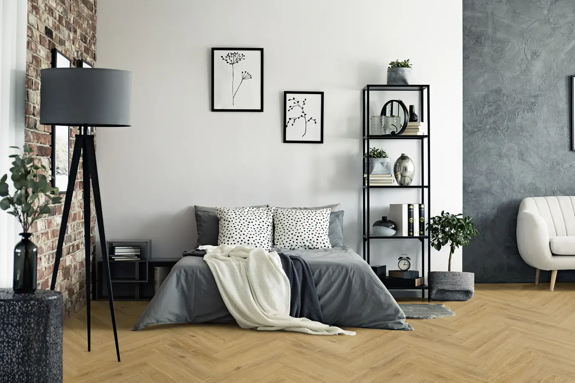 Classen Laminat Fischgrät Ville Prades Oak