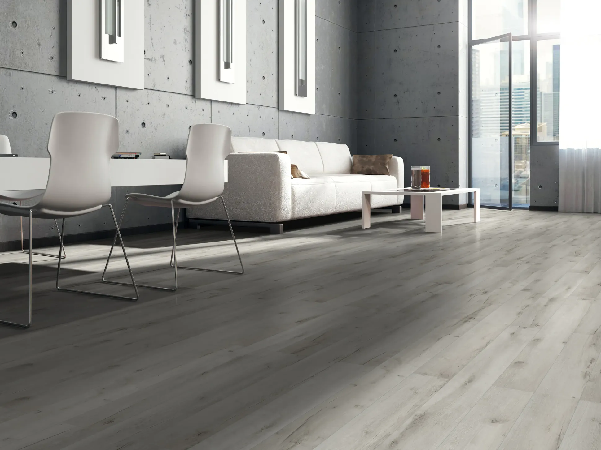 Classen Laminat Megaloc Aquaprotect 128,5 x 19,2 cm 8 mm Oak creme