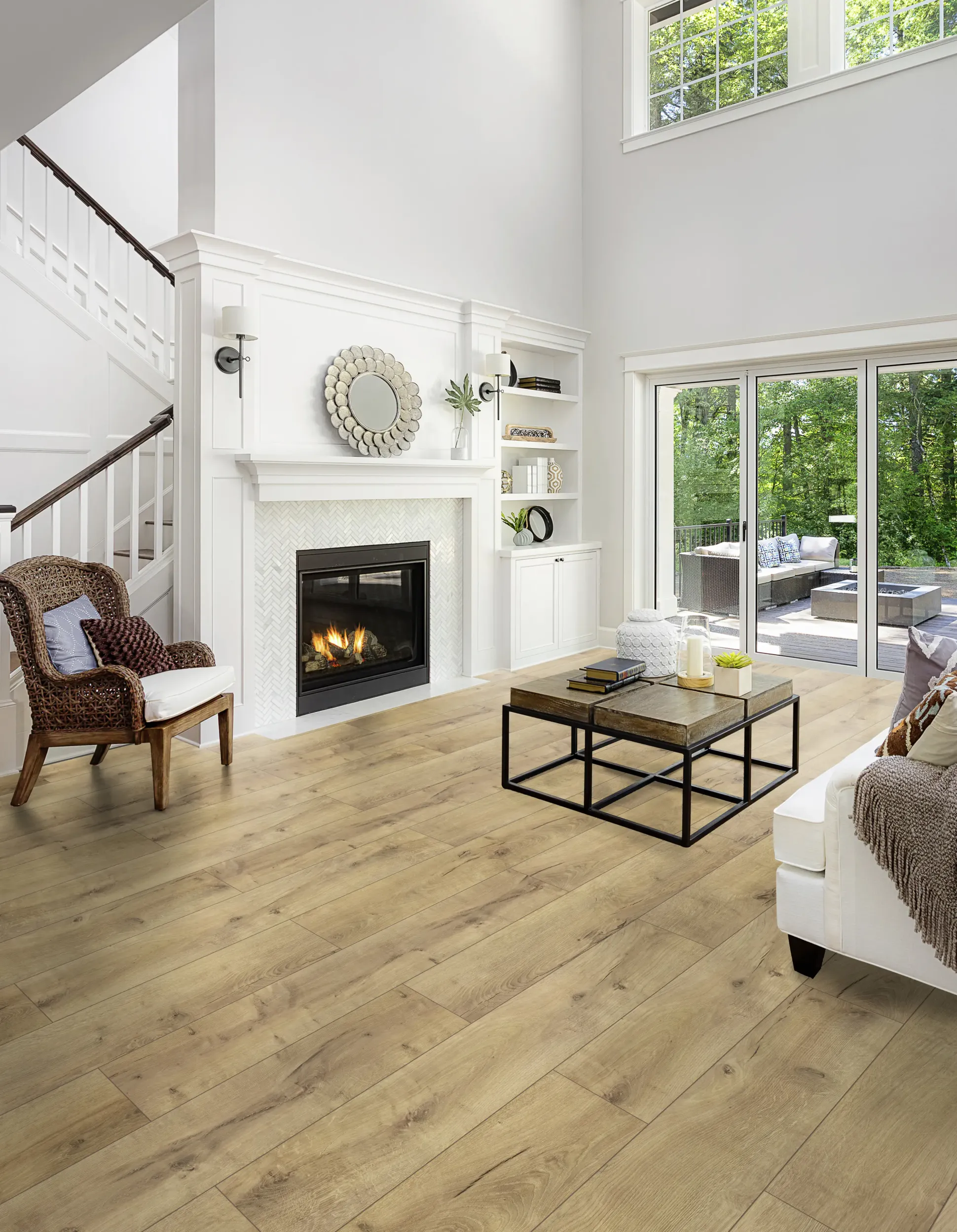 Classen Laminat Megaloc Aquaprotect 128,5 x 19,2 cm 8 mm Oak light natural