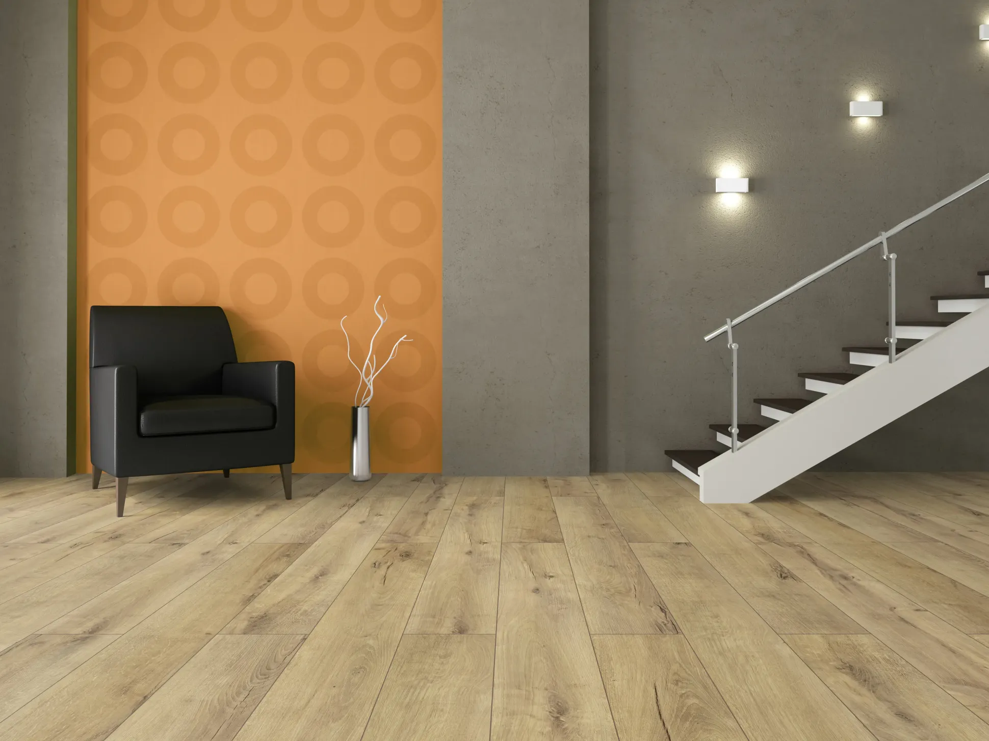 Classen Laminat Megaloc Aquaprotect 128,5 x 19,2 cm 8 mm Oak light natural