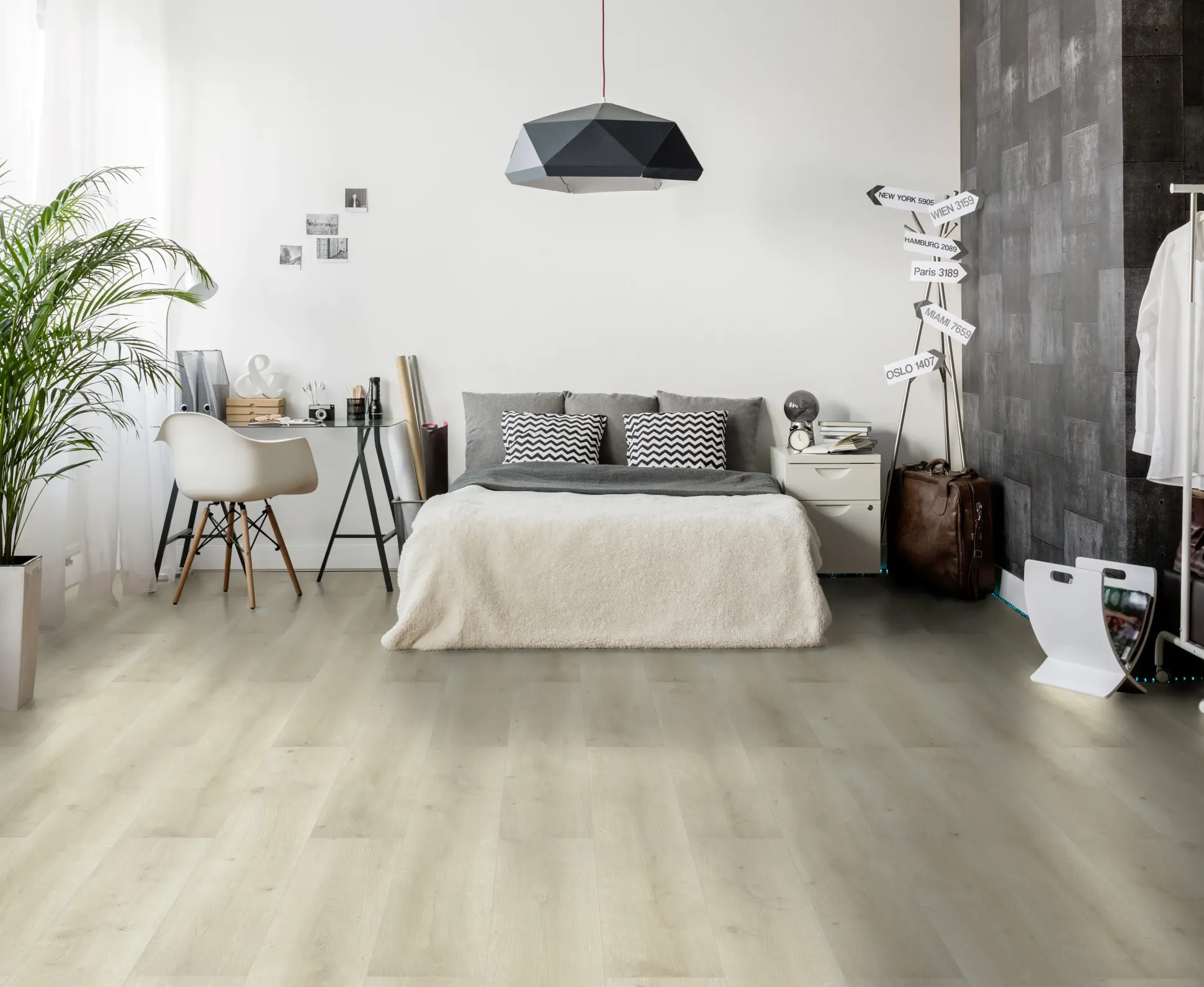 Classen Laminat Megaloc Aquaprotect 128,5 x 19,2 cm 8 mm Oak creme natural