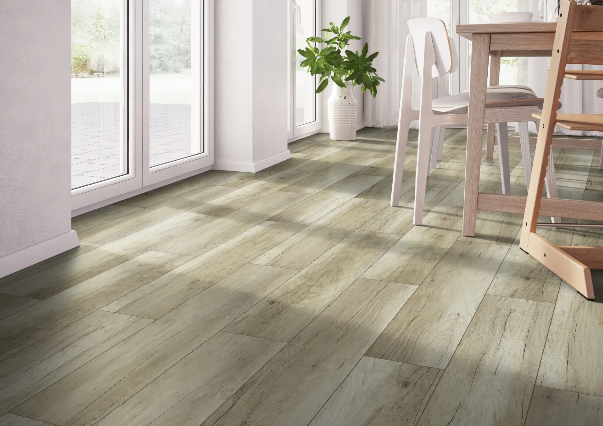 Classen Laminat Megaloc Aquaprotect 128,5 x 19,2 cm 8 mm Oak brown